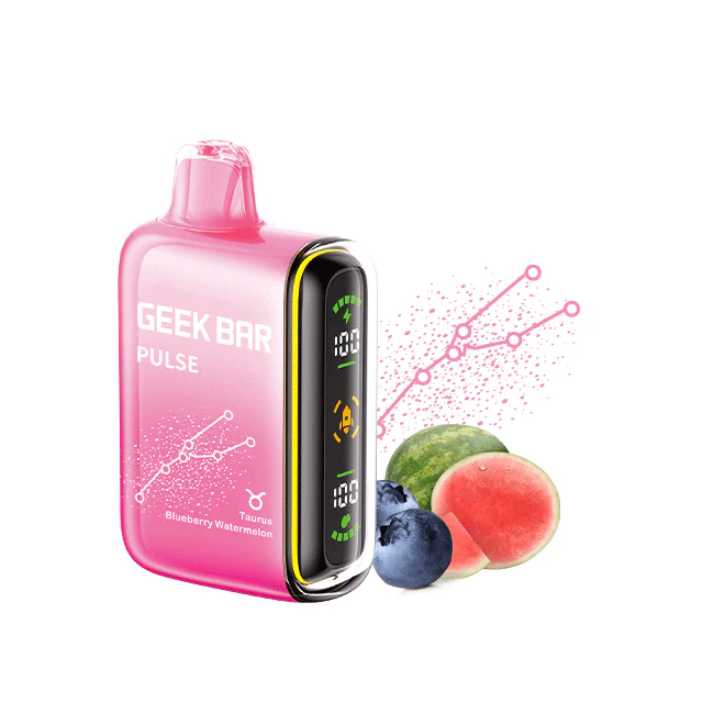 Taurus Blueberry Watermelon Flavors Zodiac Edition Geek Bar Pulse Disposable Vape - NICEPRO.US